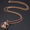Zodiac-Sign-12-Constellation-Pendant-Necklace-for-Women-Men-585-Rose-Gold-Womens-Necklace-Mens-Chain-2