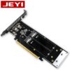 JEYI-iHyper-Pro-m-2-X16-TO-4X-NVME-PCIE3-0-GEN3-X16-TO-4-NVME-3