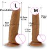 Skin-feeling-Realistic-Dildo-soft-Liquid-silicone-Huge-Big-Penis-With-Suction-Cup-Sex-Toys-for-5